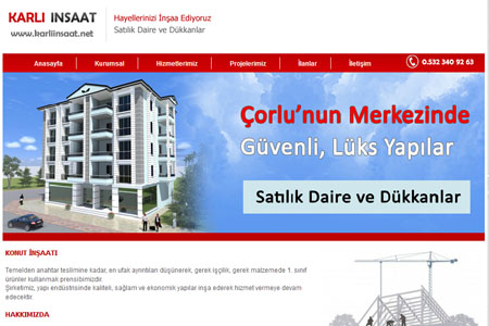 KARLI NAAT Web Tasarm, Web Yazlm orlu