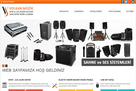 Volkan Müzik Volkan Solumaz Web Tasarım, Web Yazılım